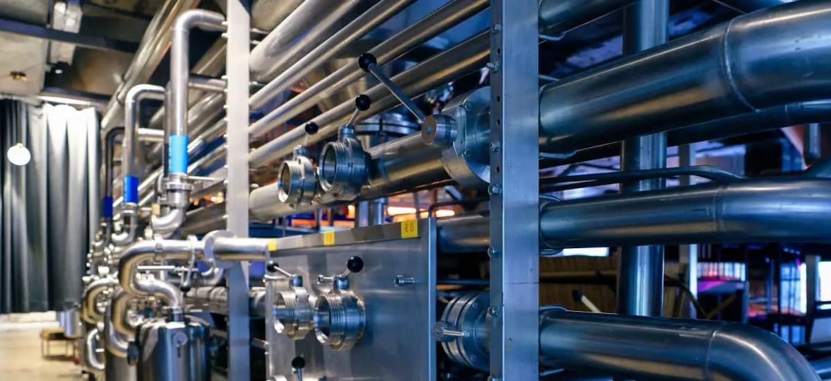 Continuous flow reactor skids with inline monitoring equipment.